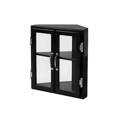 VITRINE CORNER | Glass-Door MCM Display Cabinet