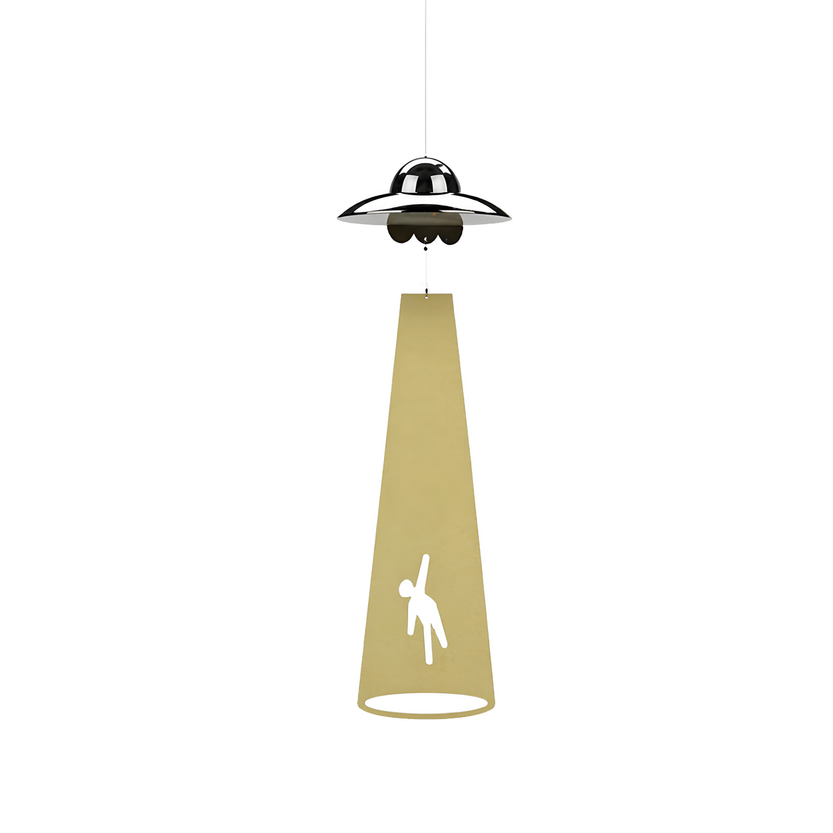 SAUCER RING | UFO Metal Wind Chime