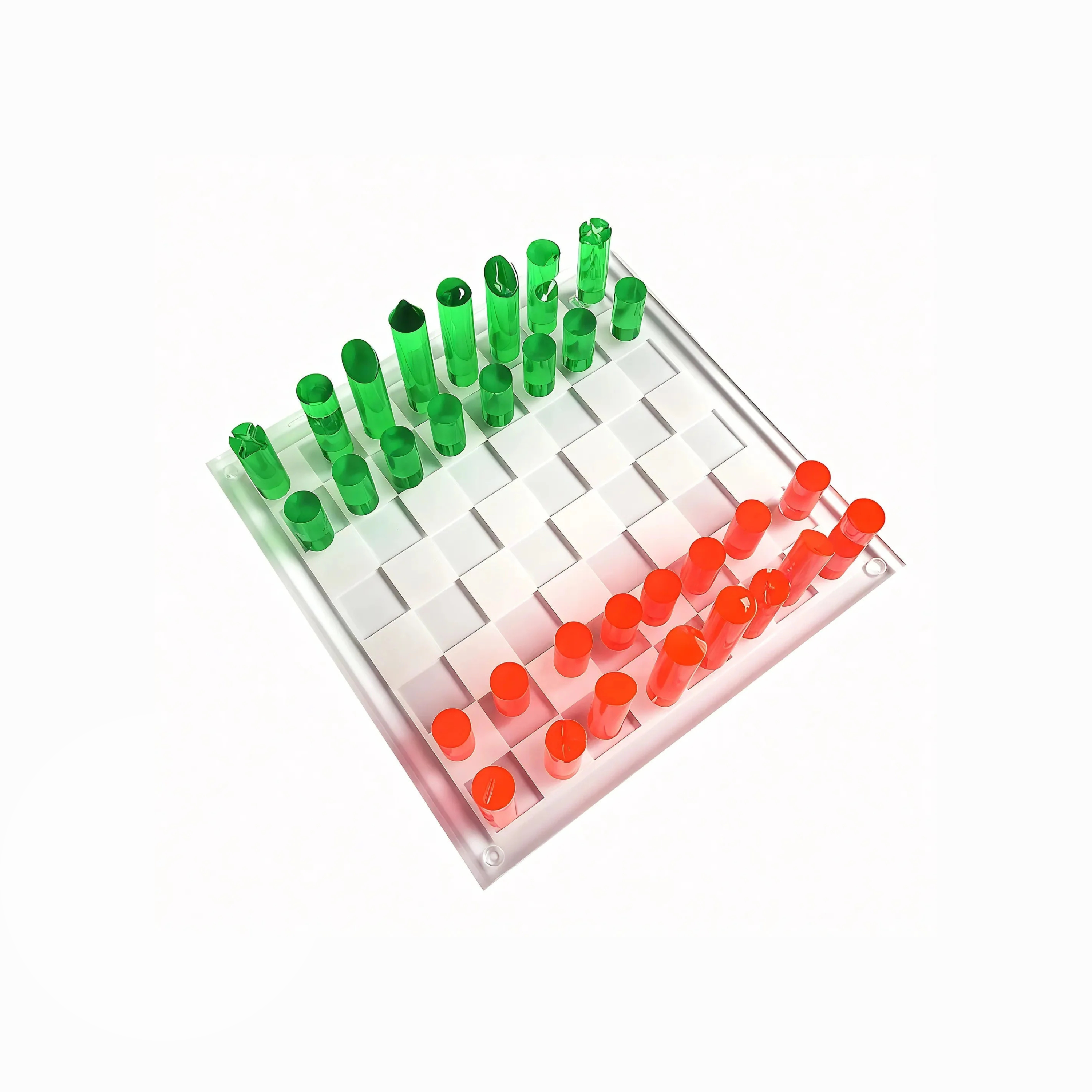 CHROMA | Retro Acrylic Chess Set