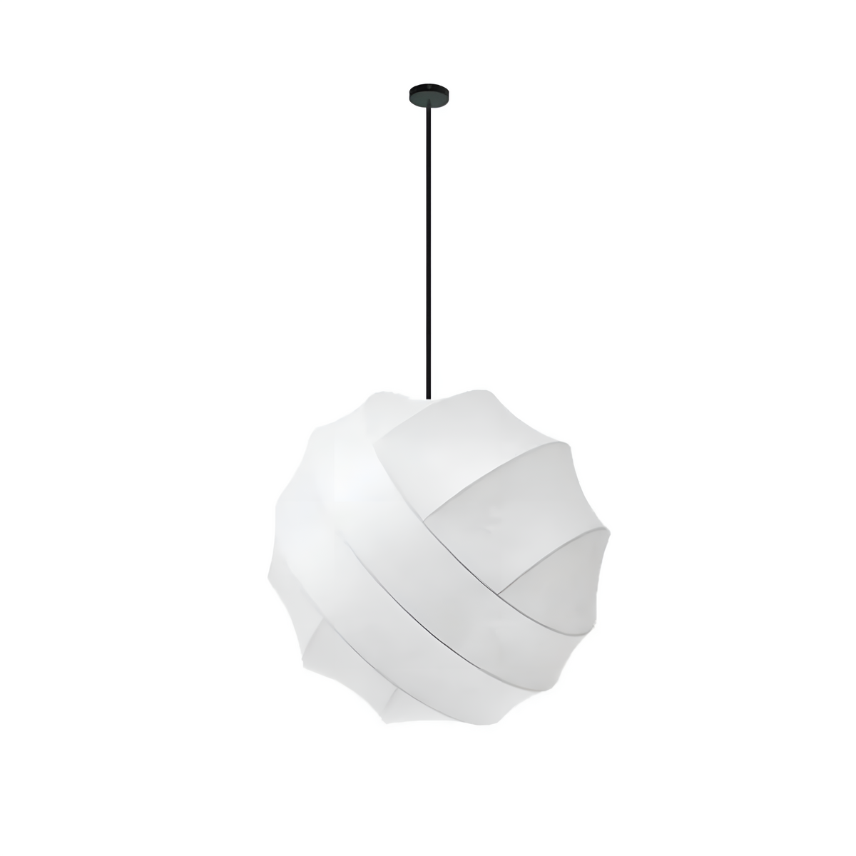 SILKGLOBE | Crumpled Silk Pendant Light