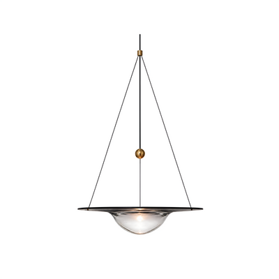 RIPPLEGLASS | Floating Disc Pendant Light