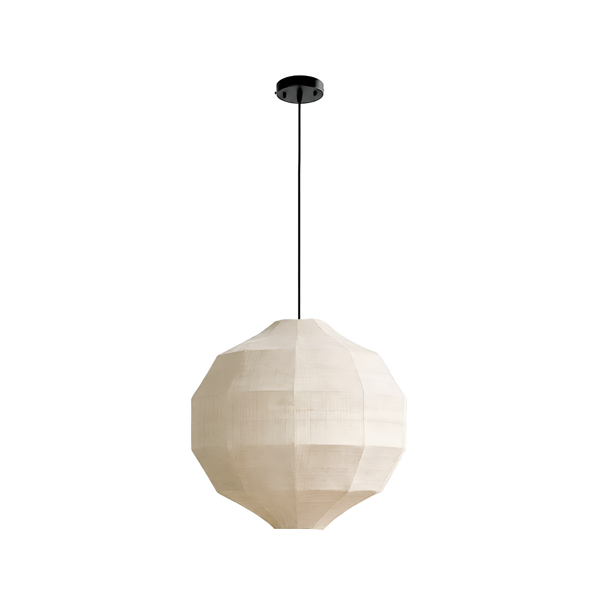WOVEN GLOBE | Plant Fiber Pendant Light