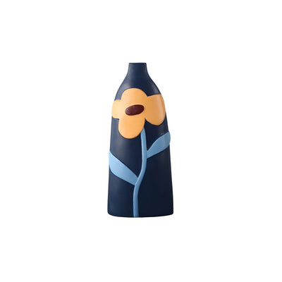 FLORAL CERAMIC | Hand-Painted Nordic Vase Set