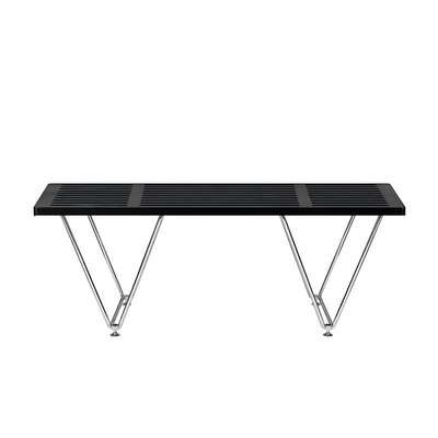 SLATBEAM | Pine Wood & Metal Slat Bench
