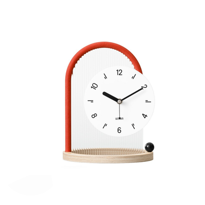 Sleek Arch-Frame Table Clock