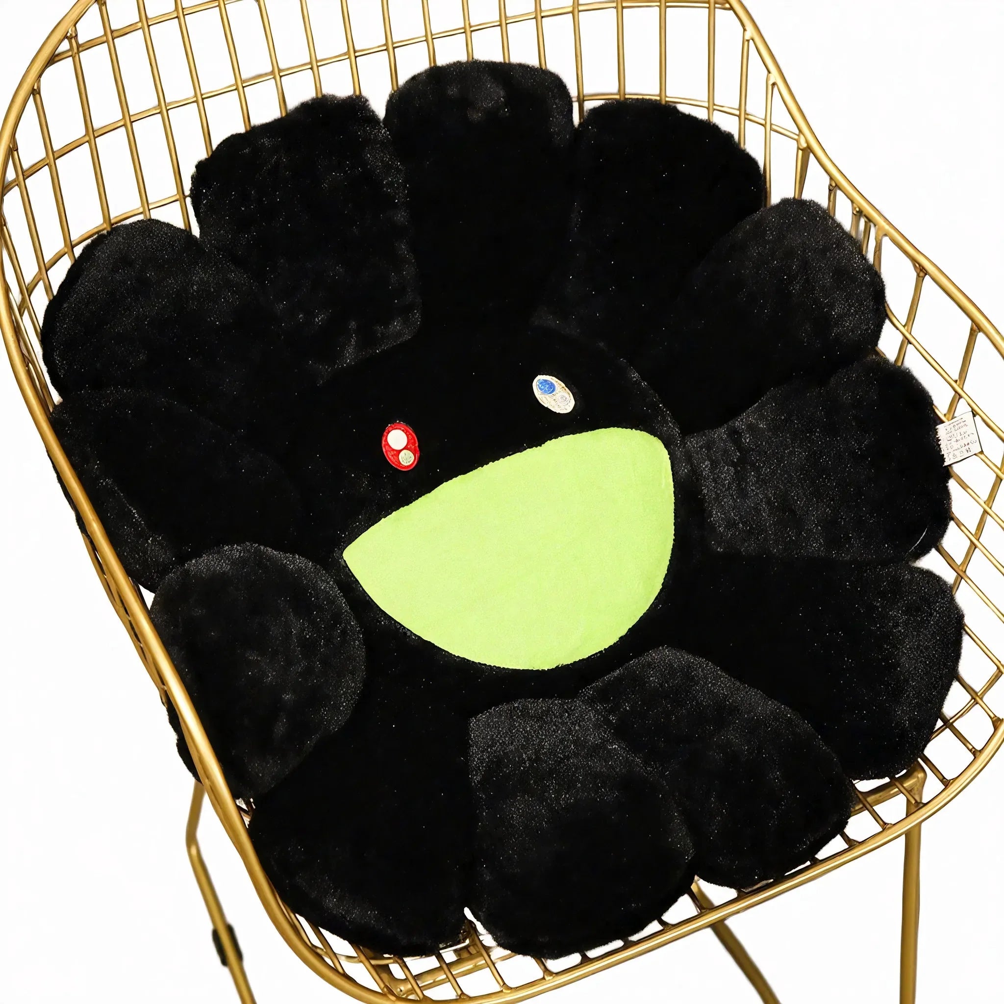 FLORAL BLISS | Whimsical Smiley Cushion