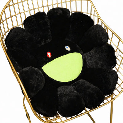 FLORAL BLISS | Whimsical Smiley Cushion