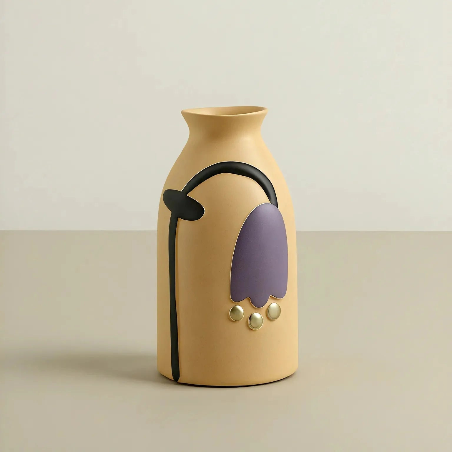 FLORAL CERAMIC | Hand-Painted Nordic Vase Set