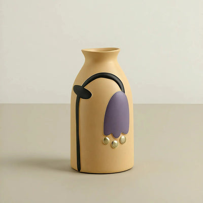 FLORAL CERAMIC | Hand-Painted Nordic Vase Set