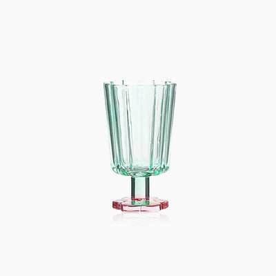 Flower Base Tall Glass - 300ml Borosilicate Dessert Cup