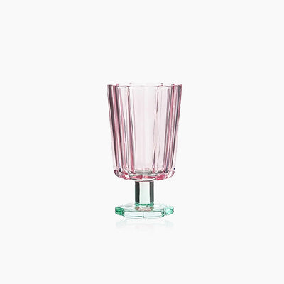 Flower Base Tall Glass - 300ml Borosilicate Dessert Cup