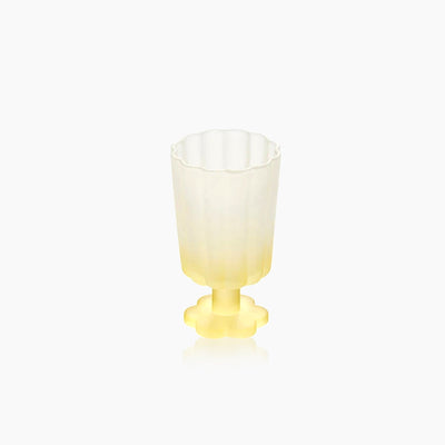 Flower Base Tall Glass - 300ml Borosilicate Dessert Cup