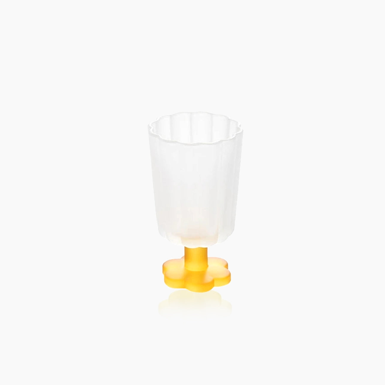 Flower Base Tall Glass - 300ml Borosilicate Dessert Cup