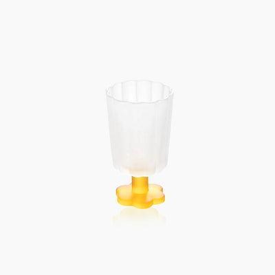 Flower Base Tall Glass - 300ml Borosilicate Dessert Cup