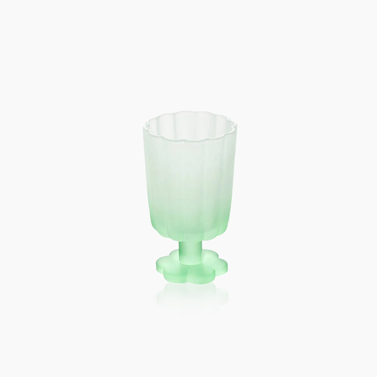 Flower Base Tall Glass - 300ml Borosilicate Dessert Cup