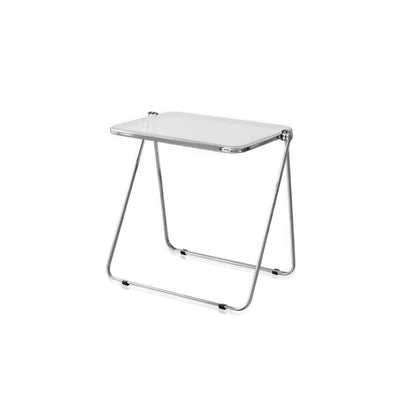 Foldable Acrylic Coffee Table - Transparent Medium Side Table