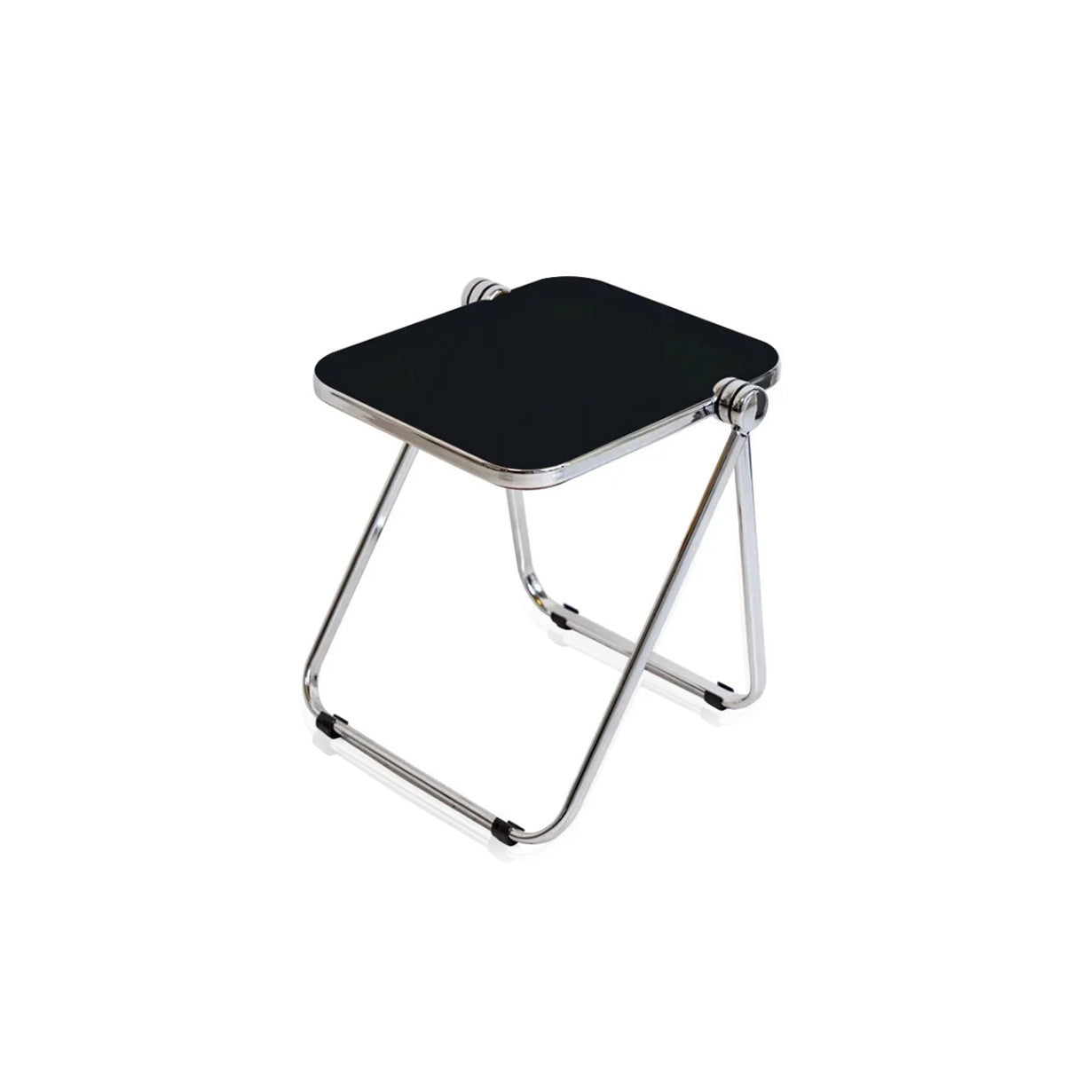 Foldable Acrylic Side Table – Transparent Compact Coffee Table