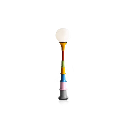 Retro Ball Floor Lamp | 90s French Design, Corded Light
