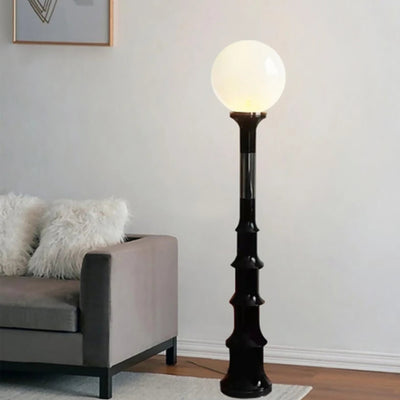 Retro Ball Floor Lamp | 90s French Design, Corded Light