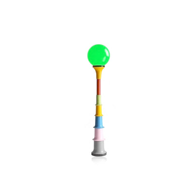 Retro Ball Floor Lamp | 90s French Design, Corded Light