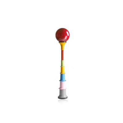 Retro Ball Floor Lamp | 90s French Design, Corded Light