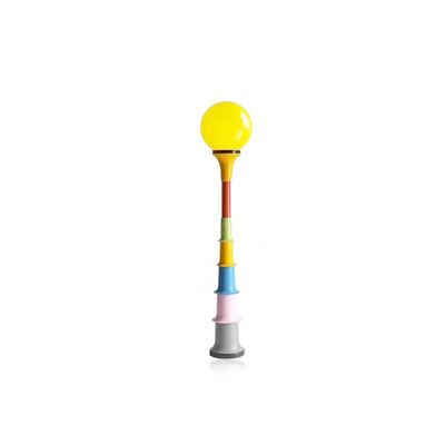 Retro Ball Floor Lamp | 90s French Design, Corded Light