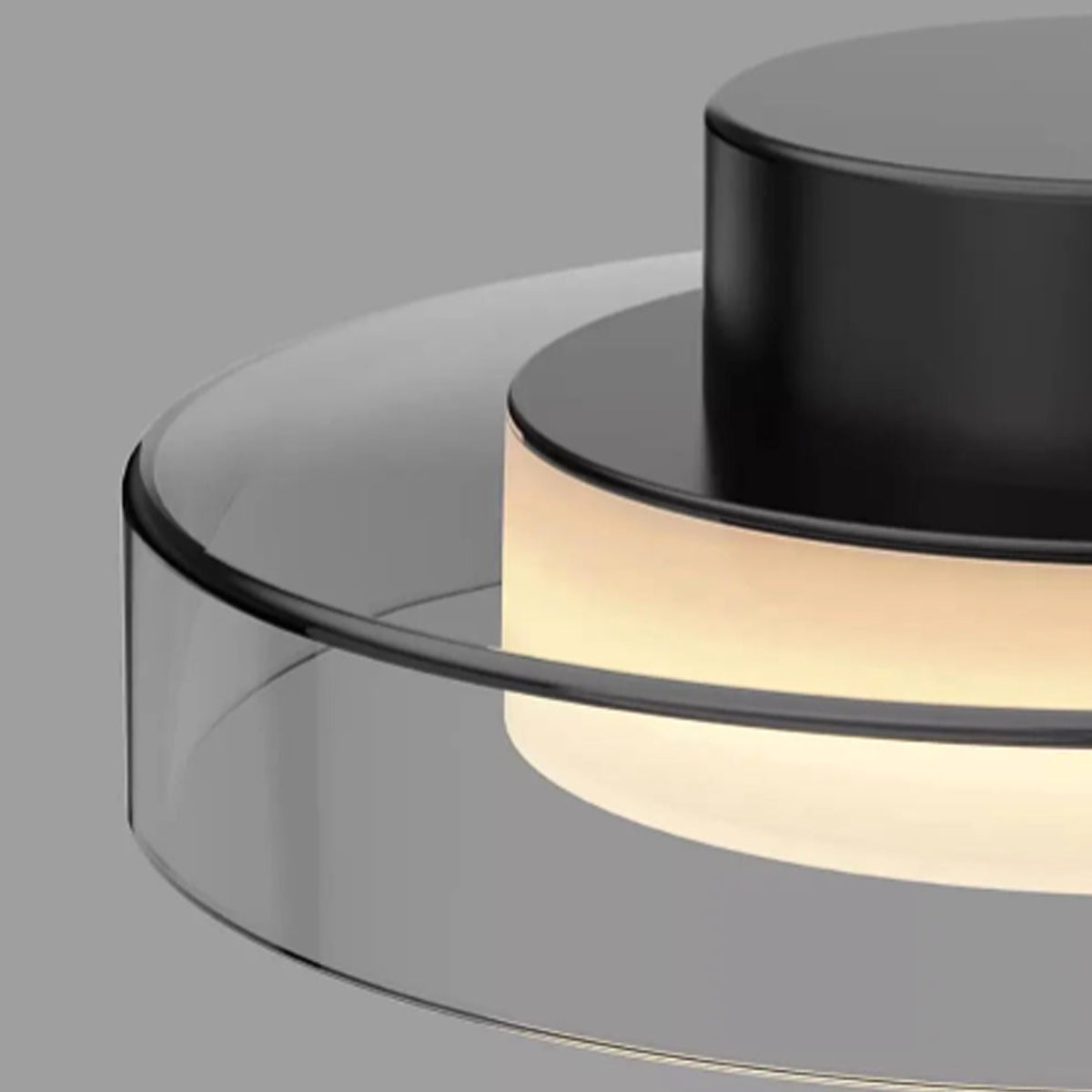 French Pendant Ceiling Light | Modern Metal Acrylic Lamp