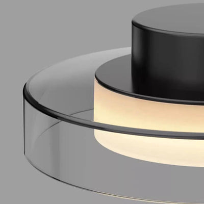 French Pendant Ceiling Light | Modern Metal Acrylic Lamp