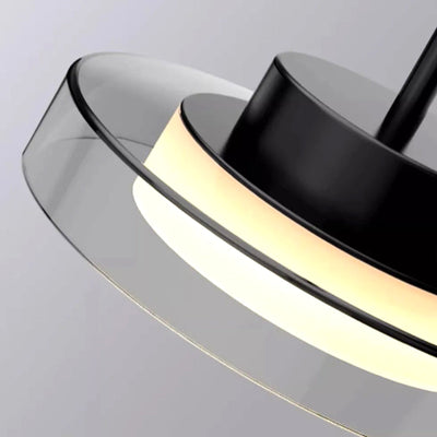 French Pendant Ceiling Light | Modern Metal Acrylic Lamp