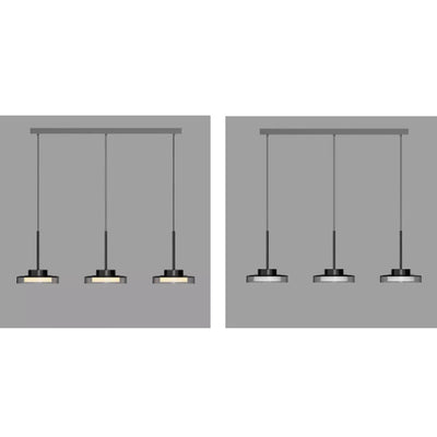 French Pendant Ceiling Light | Modern Metal Acrylic Lamp