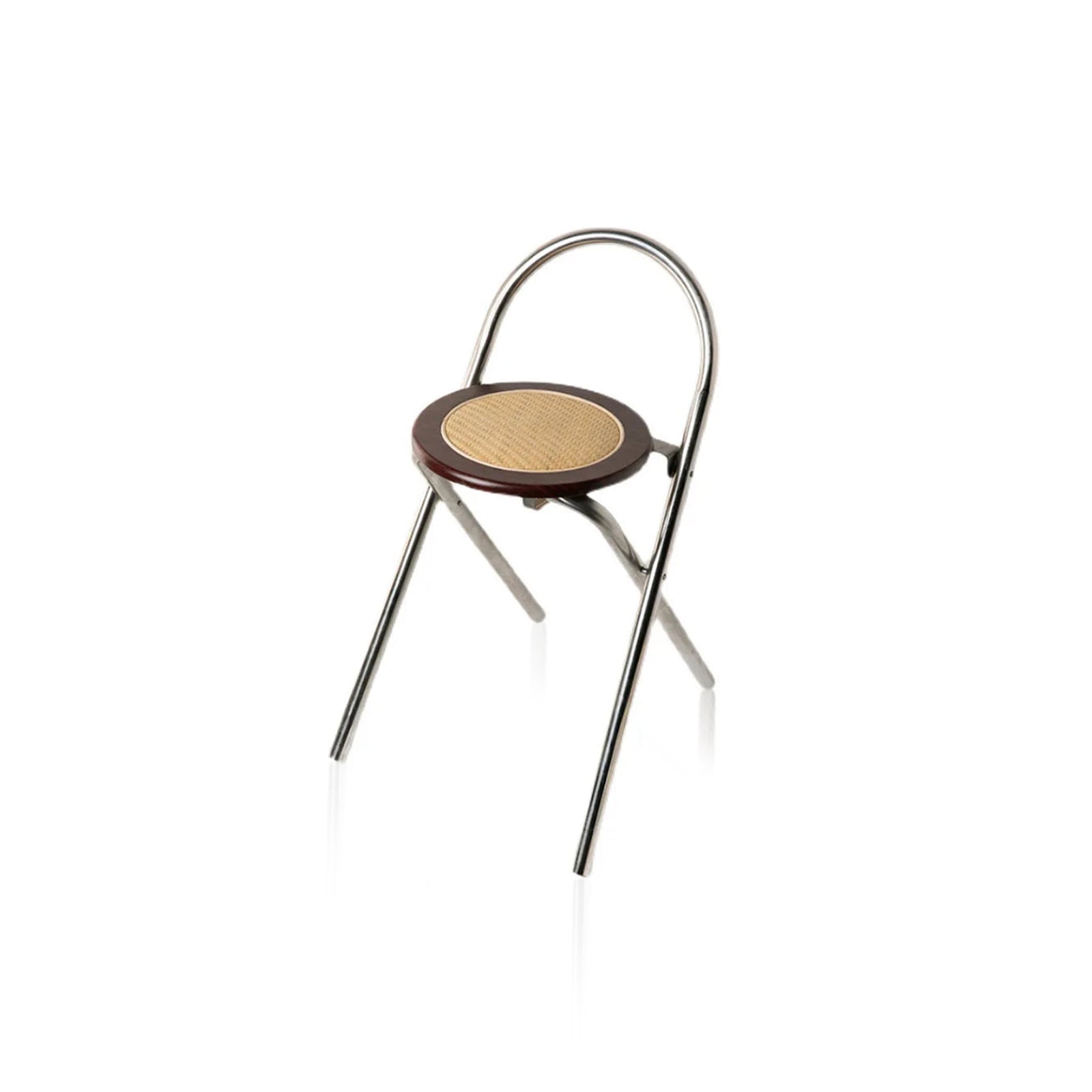 French Rattan Chair – Folding Dining Seat With Durable Woven Design
