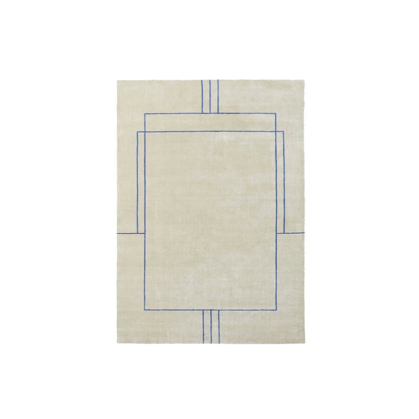 Retro Stripe Rug - French Abstract Carpet Mat
