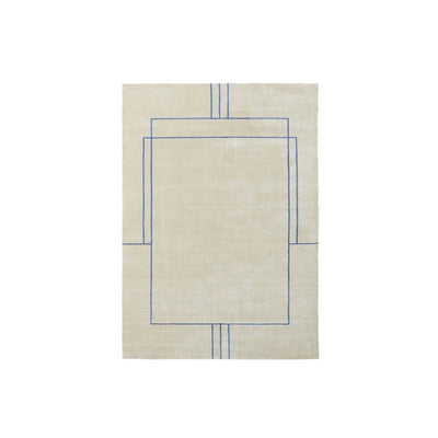 Retro Stripe Rug - French Abstract Carpet Mat