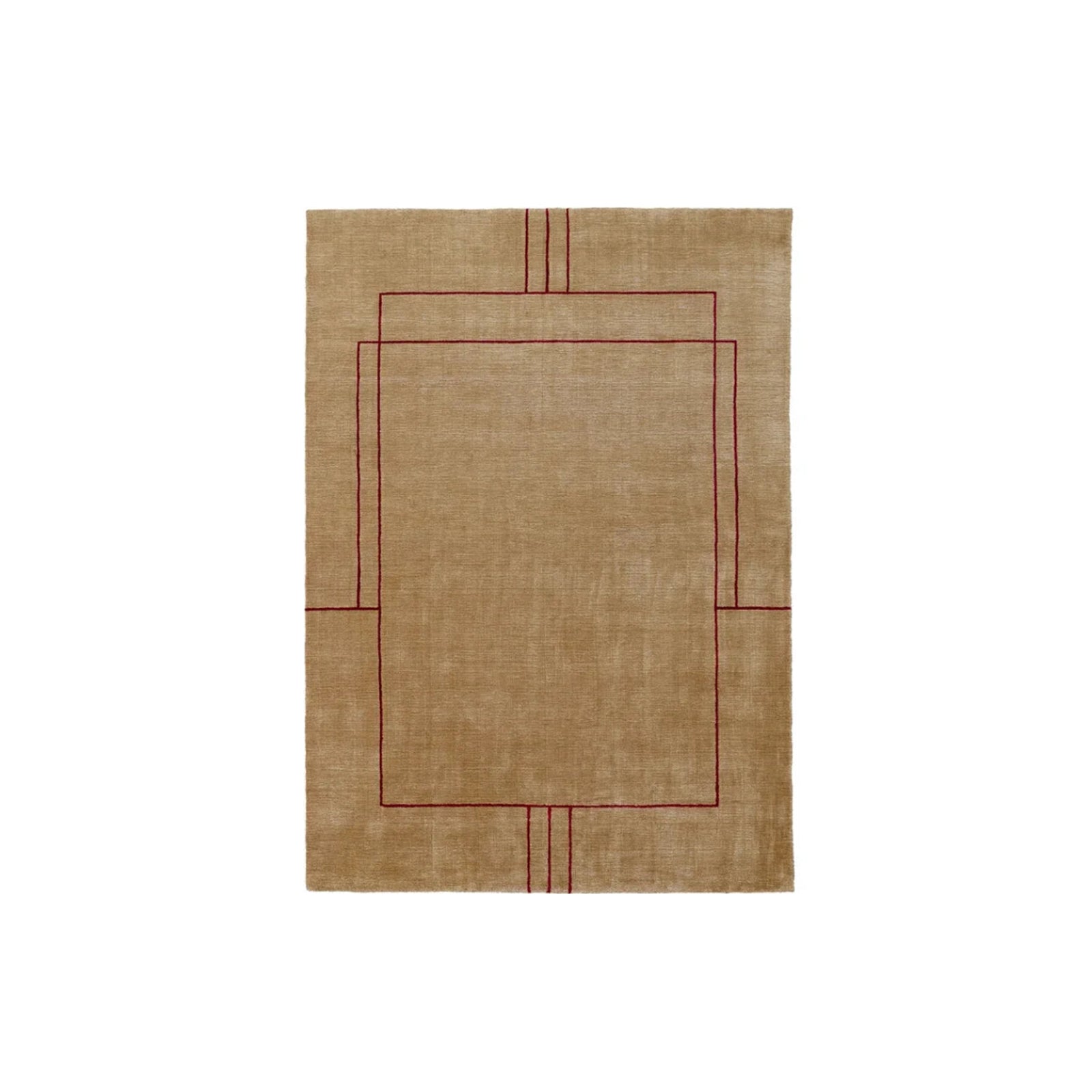 Retro Stripe Rug - French Abstract Carpet Mat