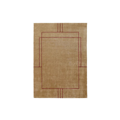 Retro Stripe Rug - French Abstract Carpet Mat