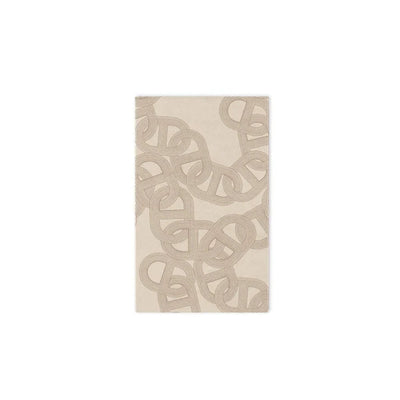 French Style Area Rug - Elegant Chain Pattern Floor Covering