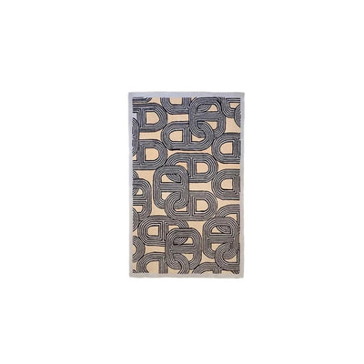 French Style Area Rug - Elegant Chain Pattern Floor Covering