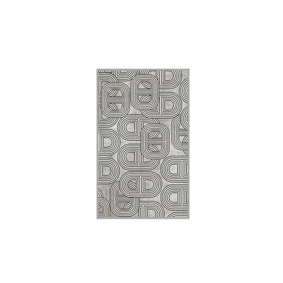 French Style Area Rug - Elegant Chain Pattern Floor Covering