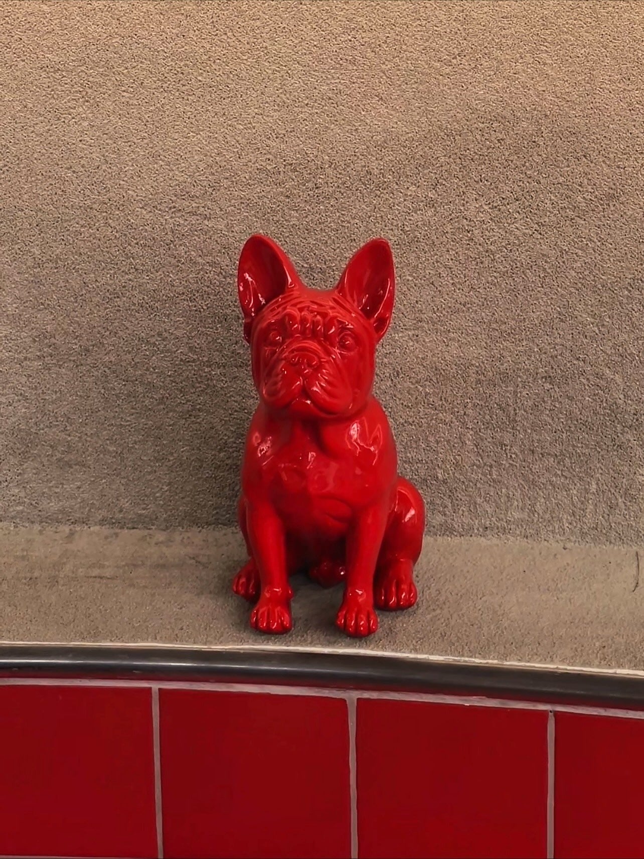 French Bulldog Statue - Resin Dog Sculpture Art