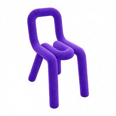 FUNKY FORM | The Sculptural Bouclé Loop Chair