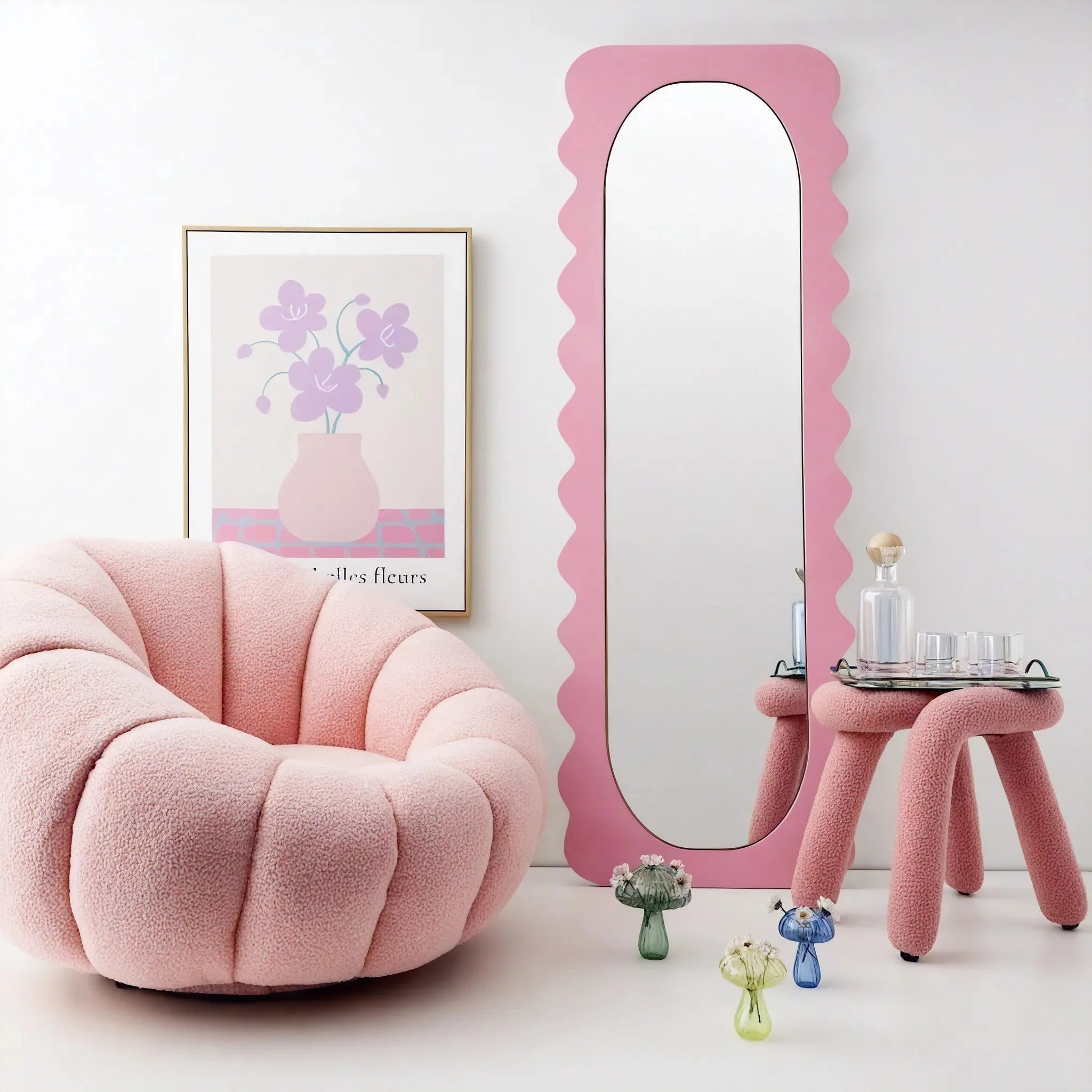 FUNKY FORM | The Bold Bouclé Loop Stool