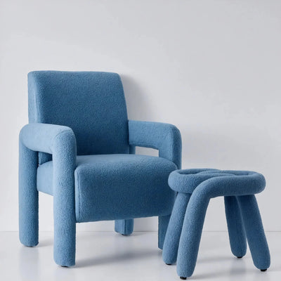 FUNKY FORM | The Bold Bouclé Loop Stool