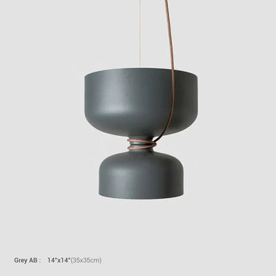 Iron Pendant Chandelier - Illusion Art LED Ceiling Light