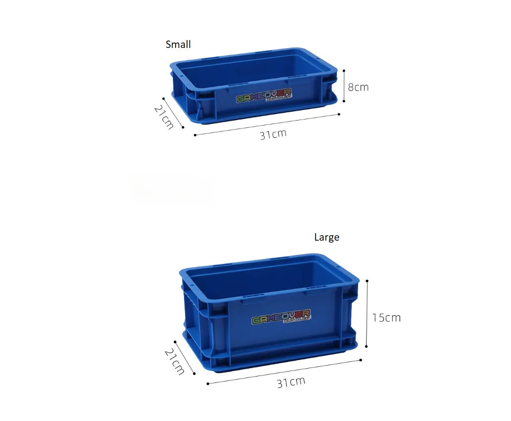 Pixel-Perfect Organization - Retro Gamer Stackable Crates