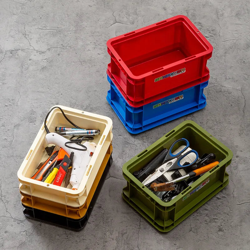Pixel-Perfect Organization - Retro Gamer Stackable Crates