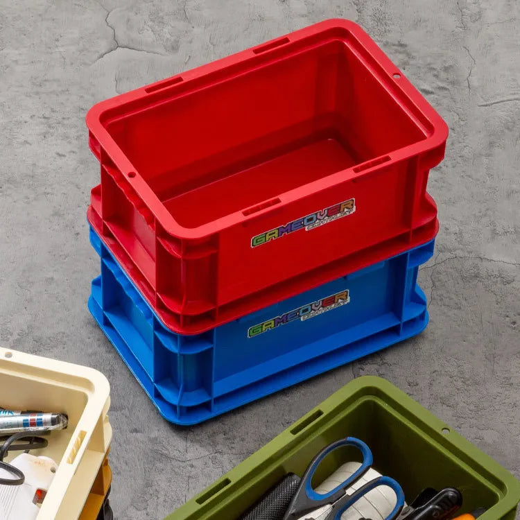 Pixel-Perfect Organization - Retro Gamer Stackable Crates