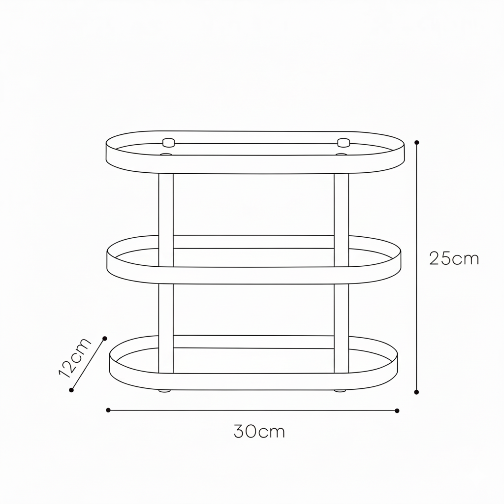 VINKEL | Three-Tier Storage Rack