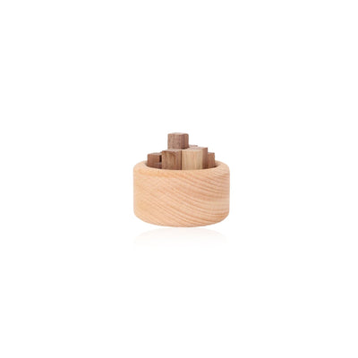 Wooden Diffuser Cube - Mini Geometric Aroma