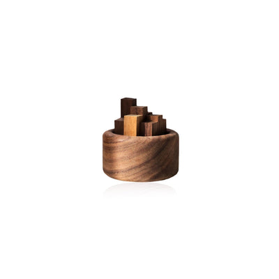Wooden Diffuser Cube - Mini Geometric Aroma