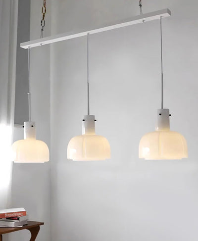 Glass Tulip Pendant Light | Modern Ceiling Lamp 10.2"x15.7"